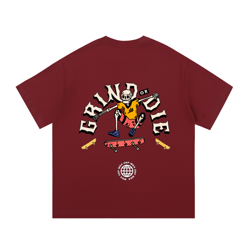 Grind Or Die Essential Cotton T-Shirt
