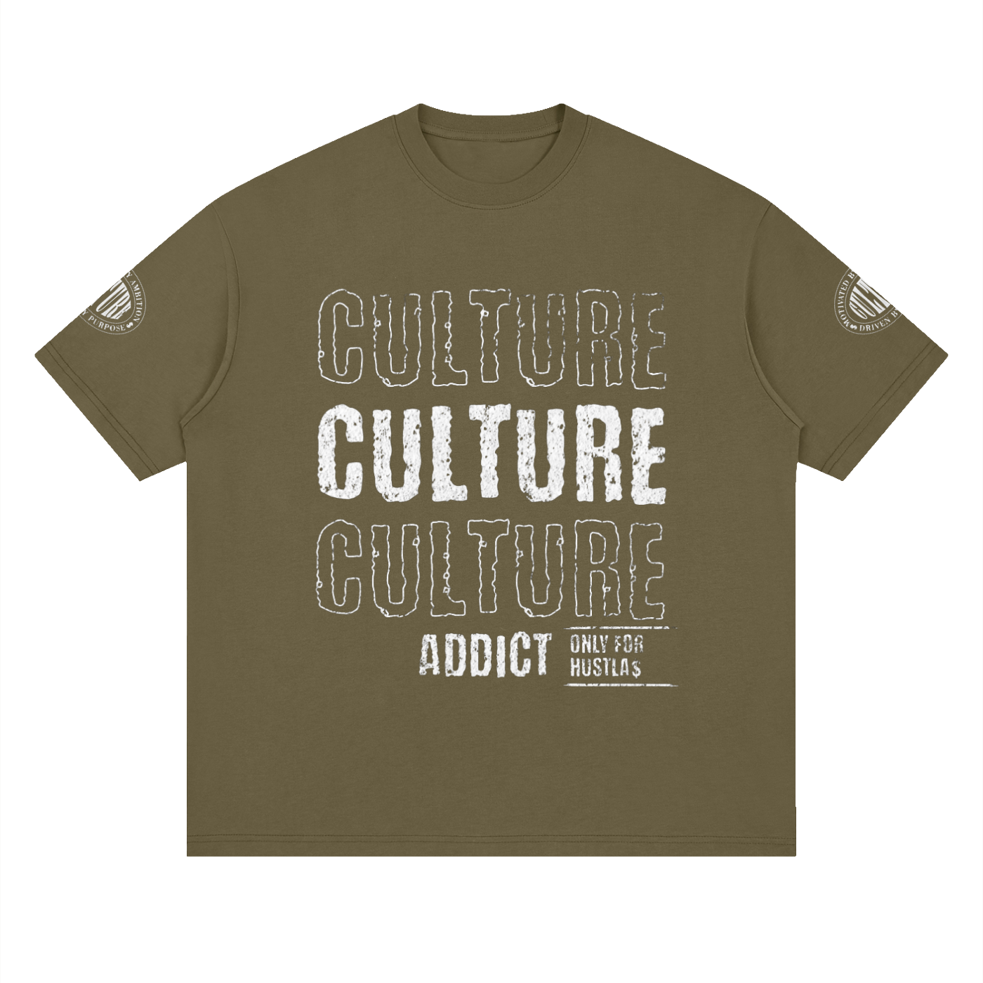 Culture Purpose Streetwear Loose Drop Shoulder T-Shirt