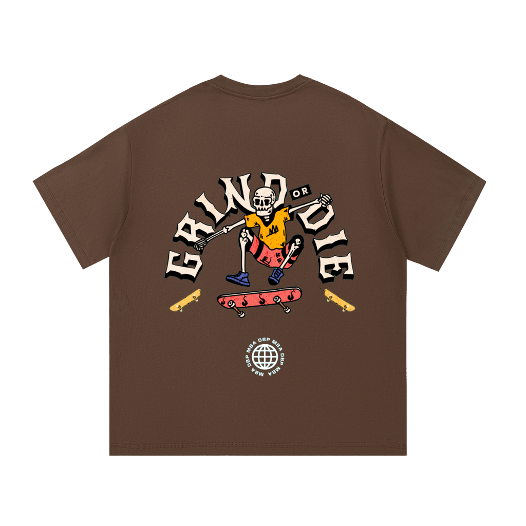 Grind Or Die Essential Cotton T-Shirt