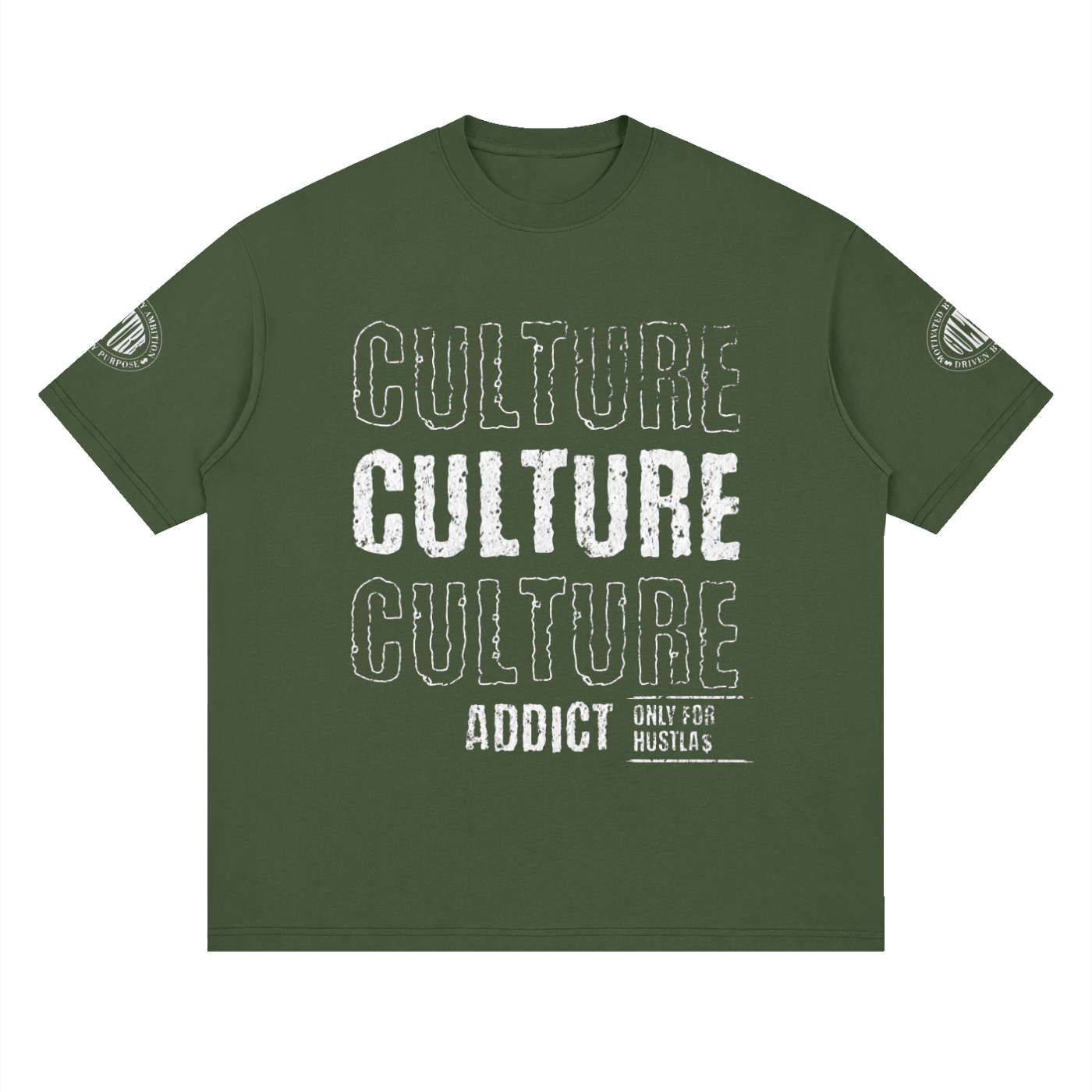 Culture Purpose Streetwear Loose Drop Shoulder T-Shirt