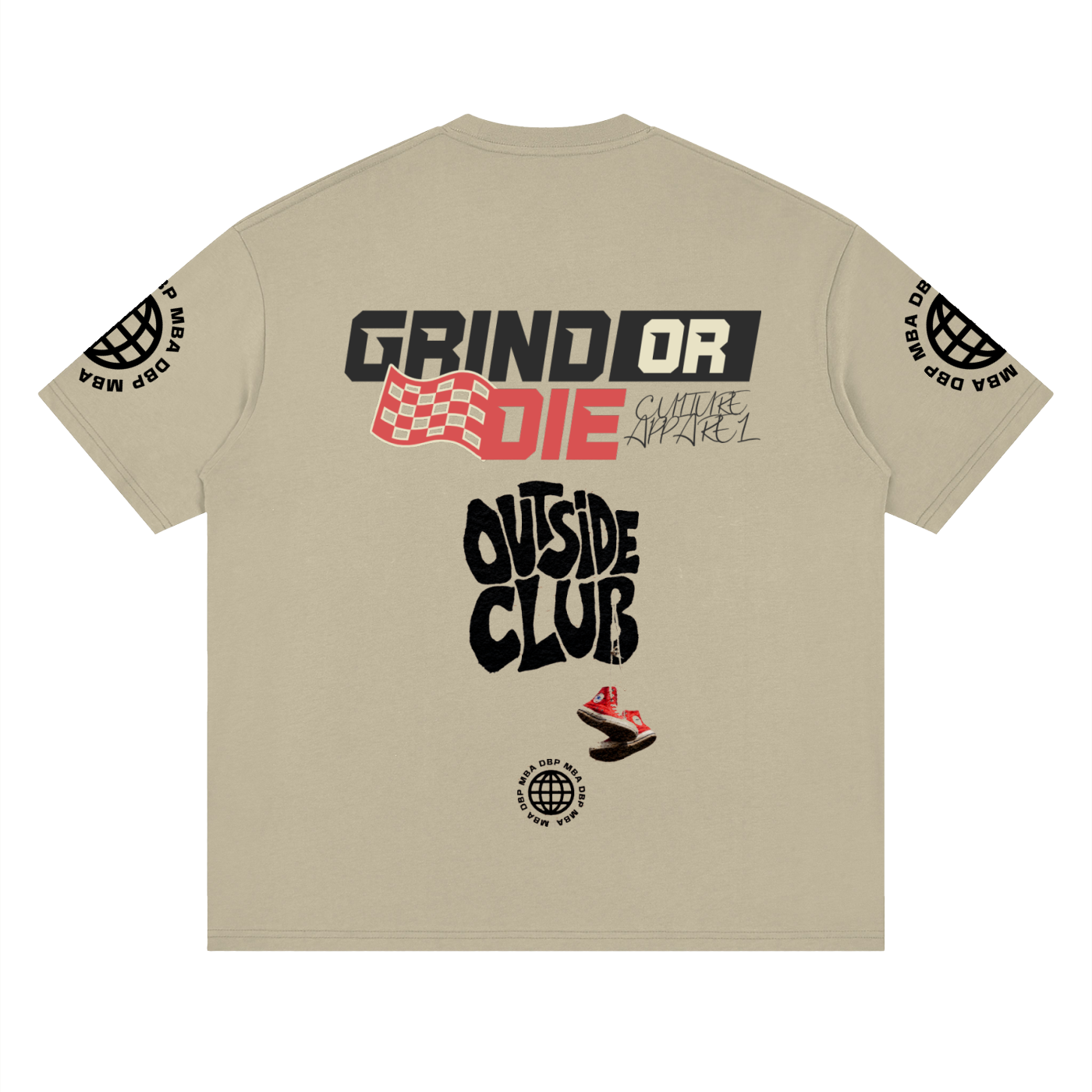 CB Streetwear Loose Drop Shoulder T-Shirt