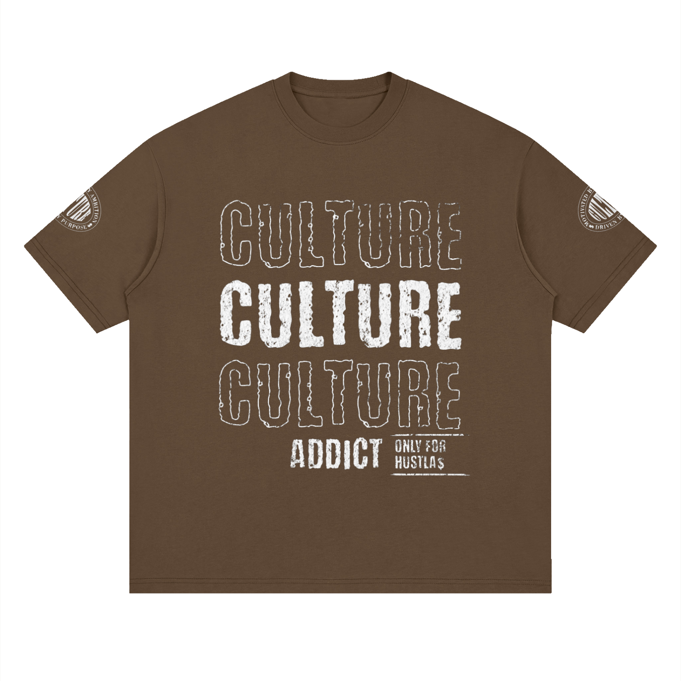 Culture Purpose Streetwear Loose Drop Shoulder T-Shirt