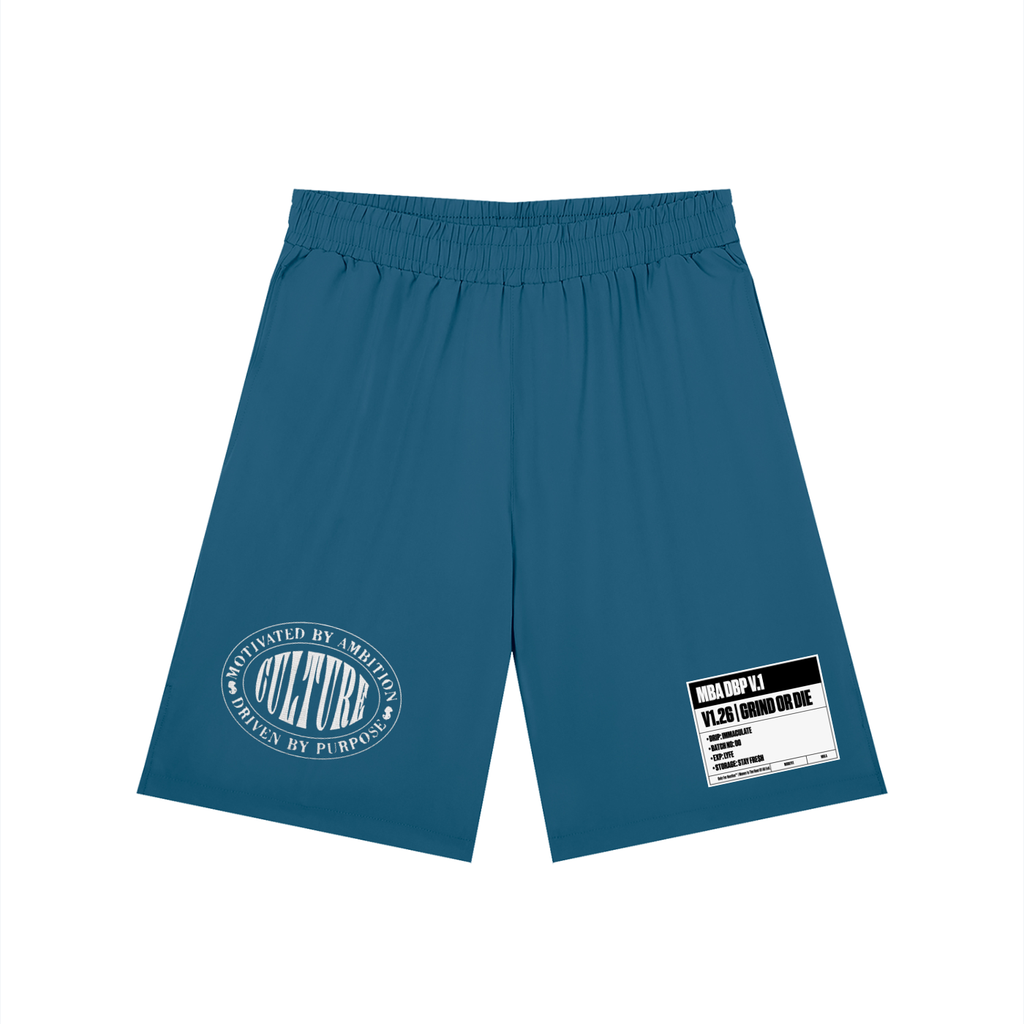 Culture Men’s Solid Elastic Waist Shorts