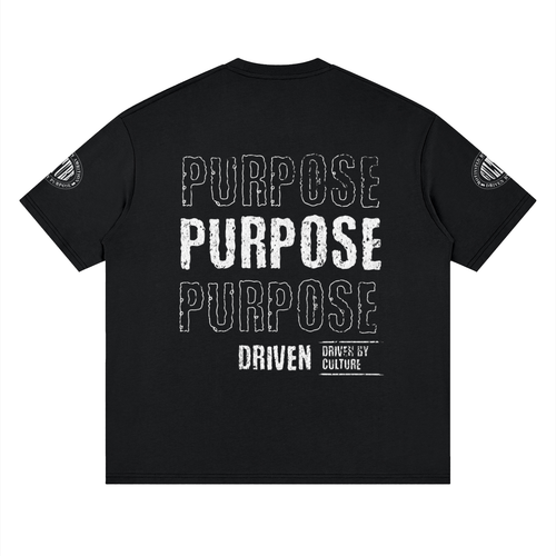 Culture Purpose Streetwear Loose Drop Shoulder T-Shirt