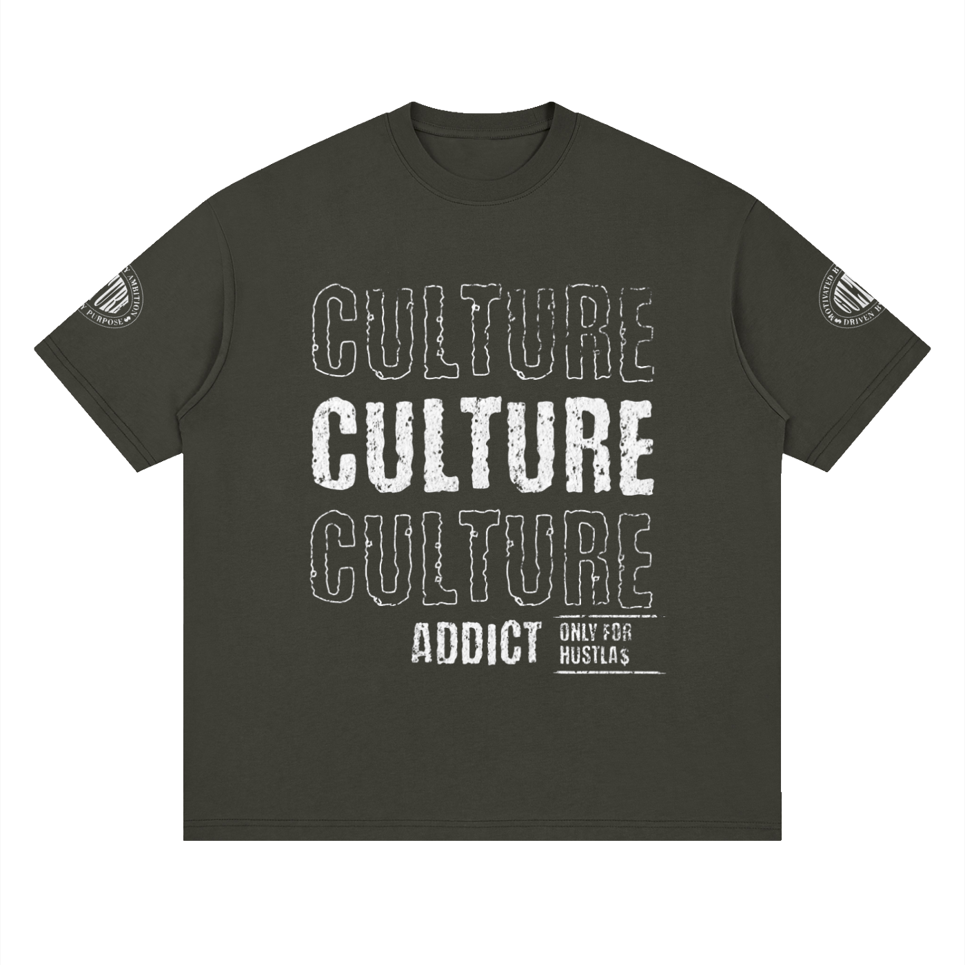 Culture Purpose Streetwear Loose Drop Shoulder T-Shirt
