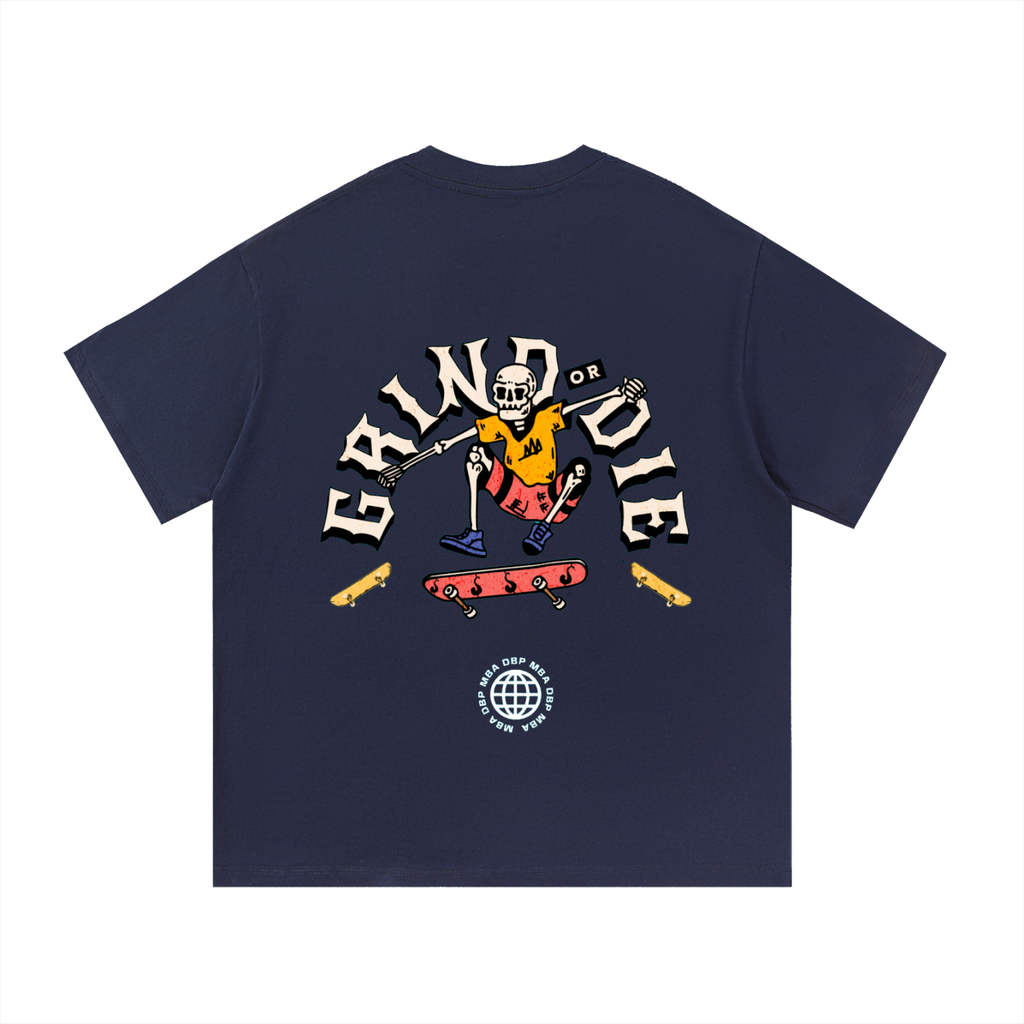 Grind Or Die Essential Cotton T-Shirt