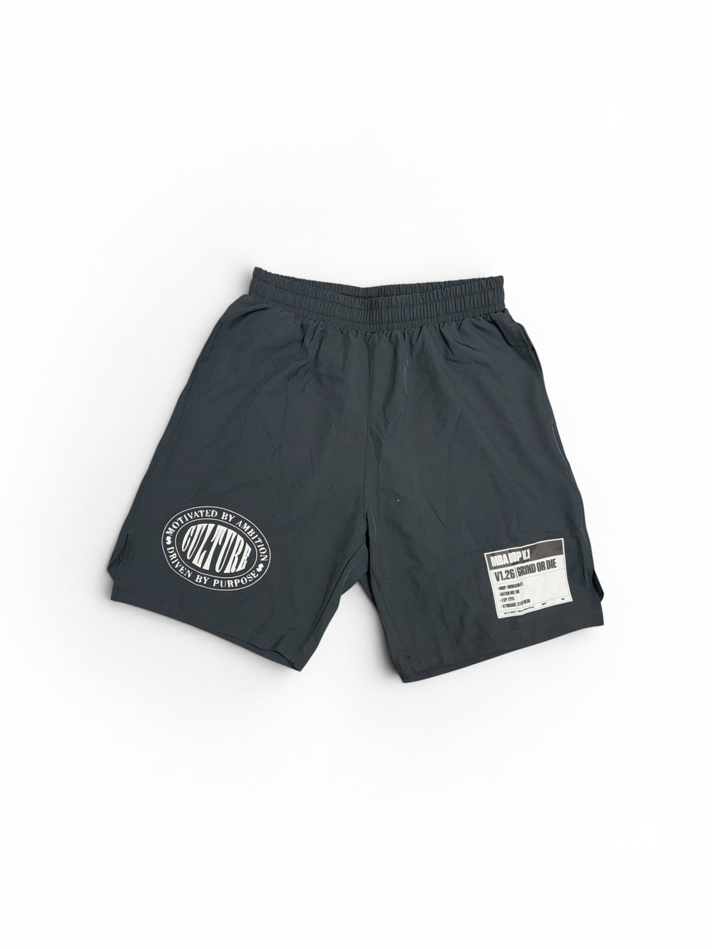 Culture Men’s Solid Elastic Waist Shorts
