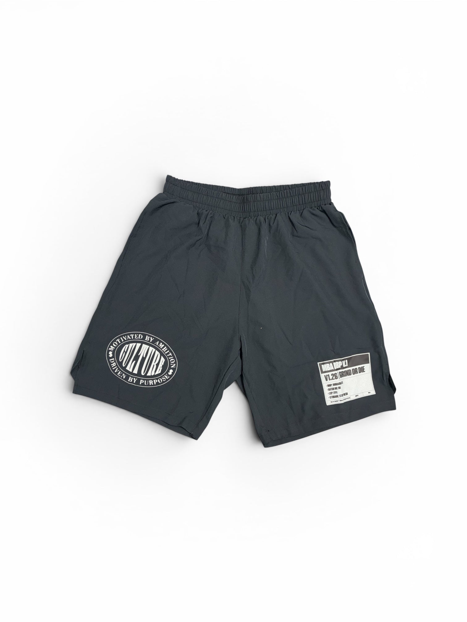 Culture Men’s Solid Elastic Waist Shorts